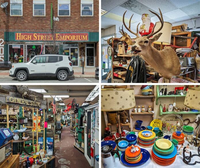 Exploring the High Street Emporium Antique Store in Ebensburg PA.