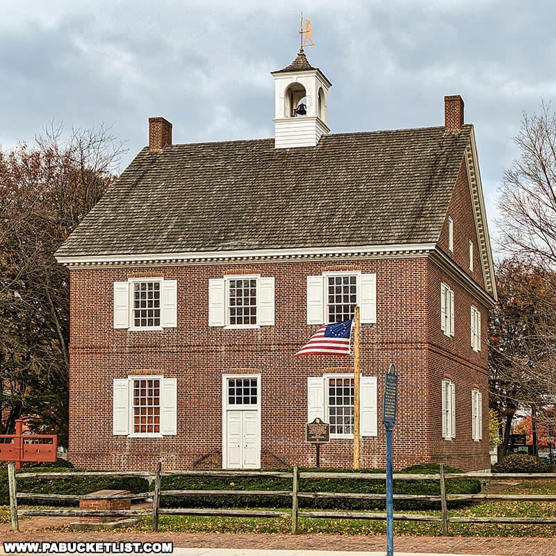 The Colonial Courthouse at the York Colonial Complex.