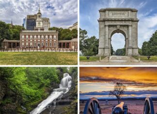 The best National Park sites in Pennsylvania.