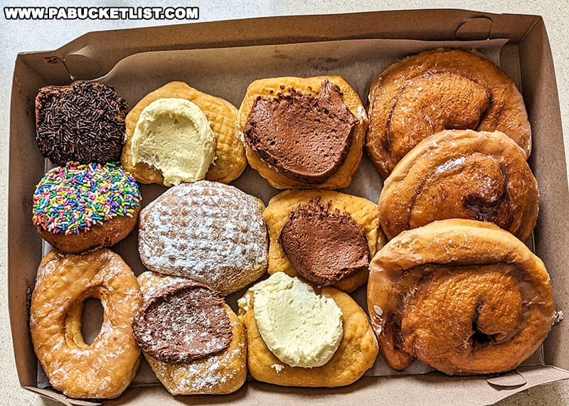 One dozen delicious Oram's donuts, named the "best Donuts in Pennsylvania" by Food and Wine Magazine.