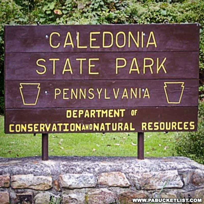 The 1,125-acre Caledonia State Park spans parts of Adams and Franklin counties between Chambersburg and Gettysburg.