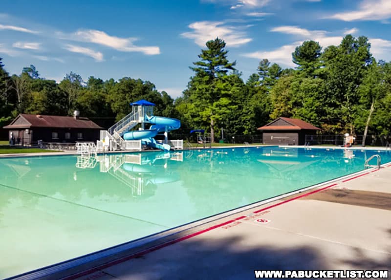 The pool at Caledonia State Park in Franklin County Pennsylvania.