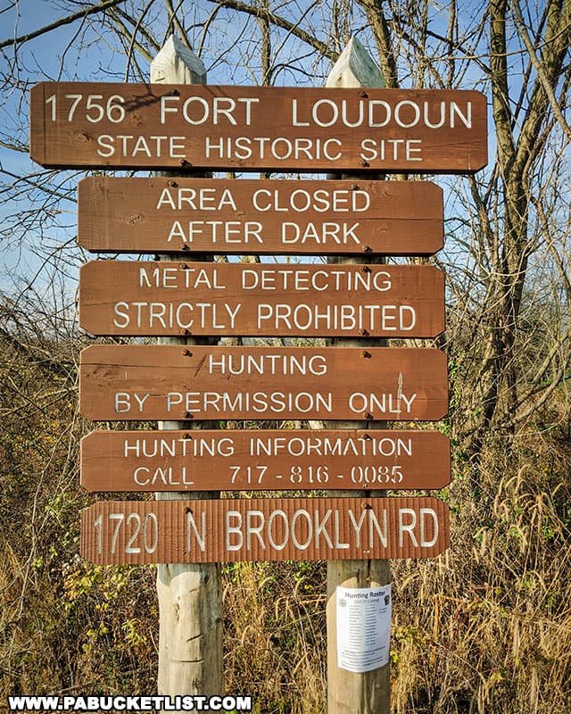 Fort Loudoun State Historic Site in Franklin County Pennsylvania.