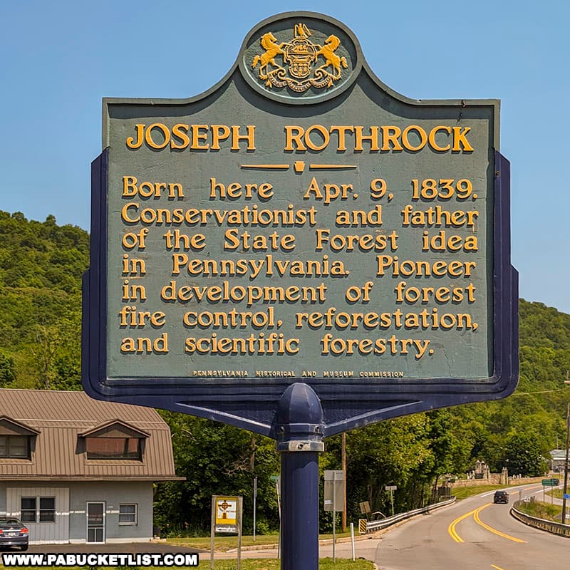 The "Father of Pennsylvania Forestry", Dr. Joseph Rothrock was born in McVeytown in Mifflin County on April 9, 1839.