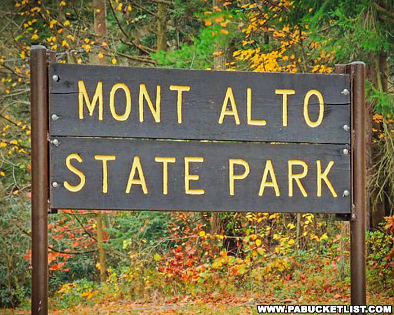 Mont Alto State Park in Franklin County is the oldest park still in the Pennsylvania state park system.