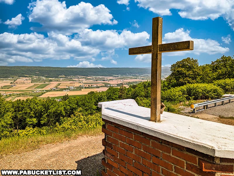 Prayer Rock Overlook above Belleville in Mifflin County Pennsylvania.