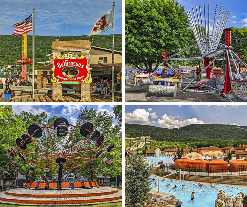DelGrosso's Park in Blair County is one of the 10 best amusement parks in Pennsylvania.