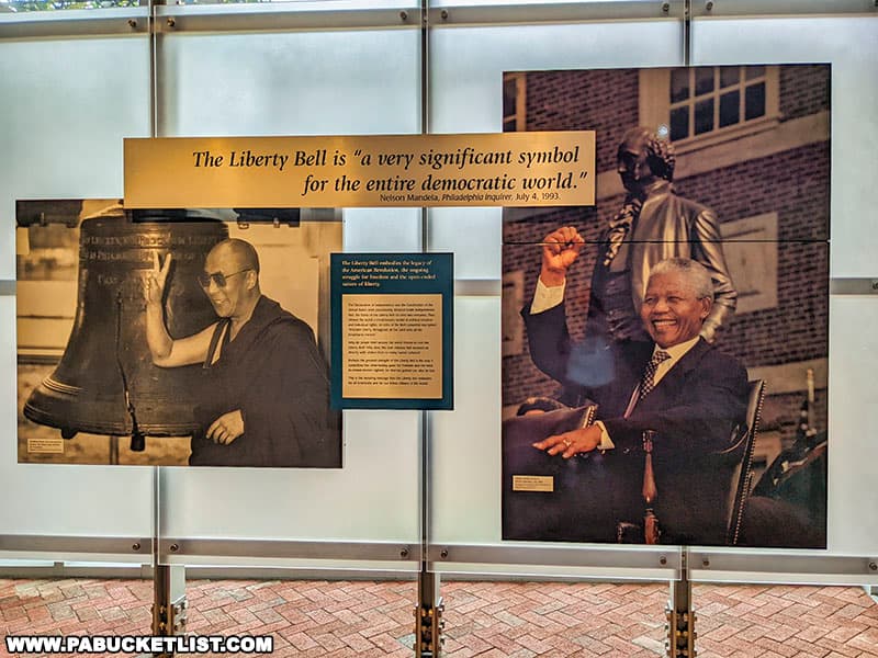 The Liberty Bell Center in Philadelphia offers self-guided exhibits about this famous symbol of liberty.