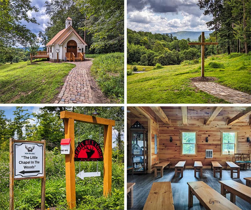 Exploring the Little Chapel in the woods in Elk County Pennsylvania.