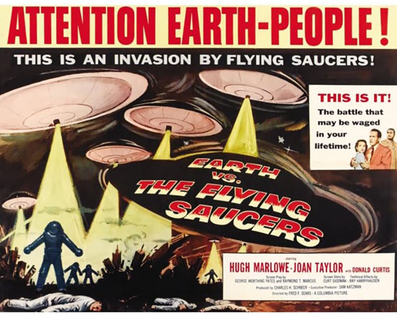 The term "flying saucers" first became popular in the late 1940s.