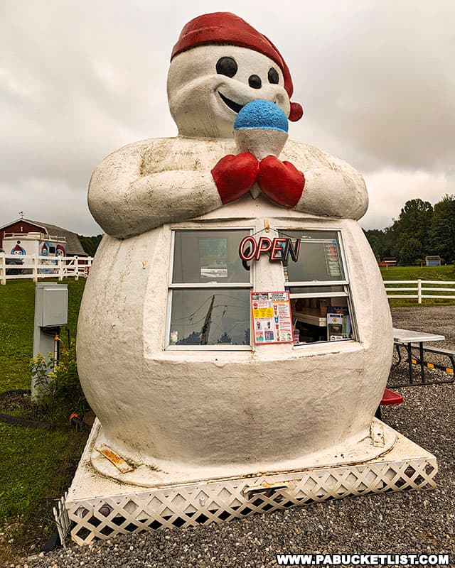 The Snowman is believed to have been constructed in New Mexico in the 1970s.