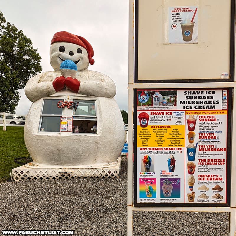 The Snowman is a unique roadside attraction and family-owned business in Butler County.