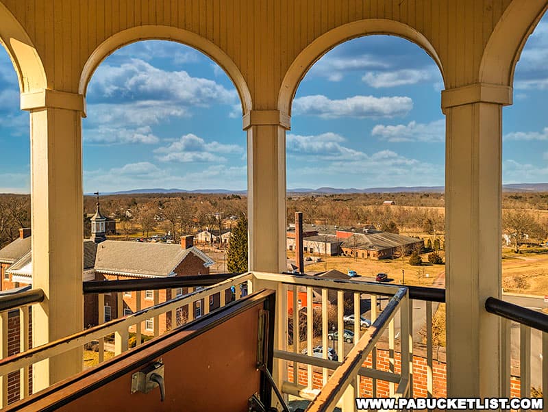 View to the west from the Seminary Ridge Museum's Cupola.