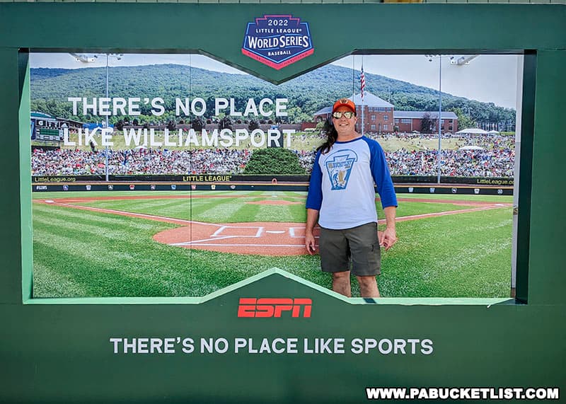 An ESPN-sponsored photo-op at the Little League World Series.