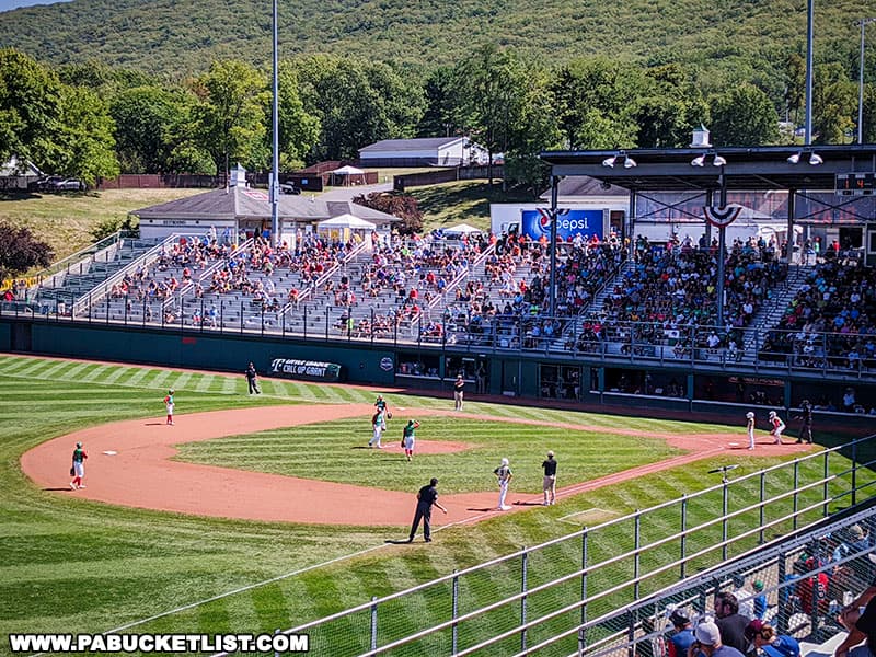 Volunteer Stadium at the Little League World Series Complex seats approximately 3,000 people and is used primarily for early round, international team games.