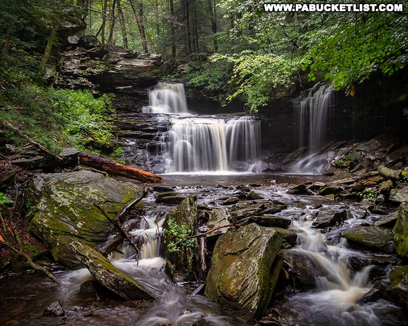 RB Ricketts Falls at Ricketts Glen State Park in August 2023.