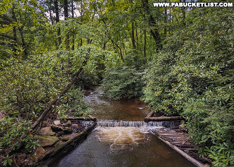 Sand Bridge State Park is surrounded by the Bald Eagle State Forest and became a Pennsylvania State park in 1978.