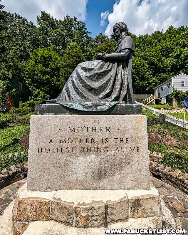 The Ashland Mother's Memorial in Schuylkill County Pennsylvania.