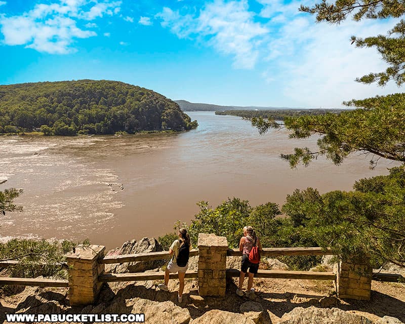 Chickies Rock is one of the most popular scenic overlooks along the eastern side of the Susquehanna River.
