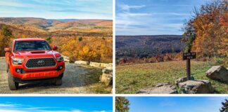 Exploring the best roadside vistas in the Bald Eagle State Forest in Pennsylvania.