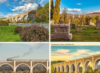 Exploring the Tunkhannock Viaduct in Wyoming County Pennsylvania.