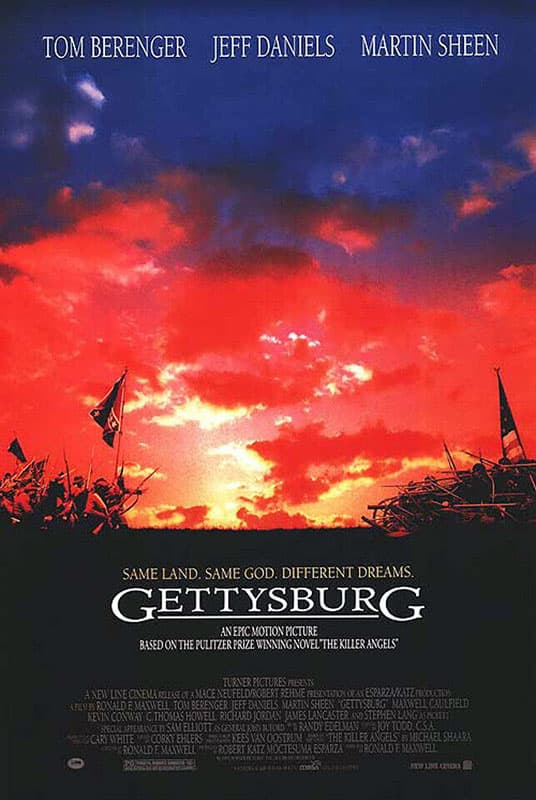 Gettysburg movie poster. Image credit: Turner Pictures