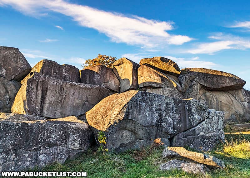 The Devil's Den was believd to be the home of a giant snake locals nicknamed "The Devil".