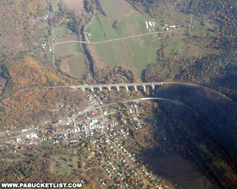 The Tunkhannock Viaduct is also known as the Nicholson Bridge because of the small Pennsylvania borough where it is located.