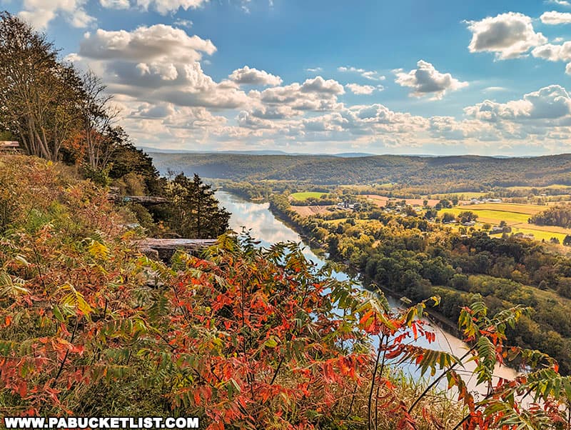 Wyalusing Rocks was a high point from which smoke signals from Native American tribes could be seen for miles.