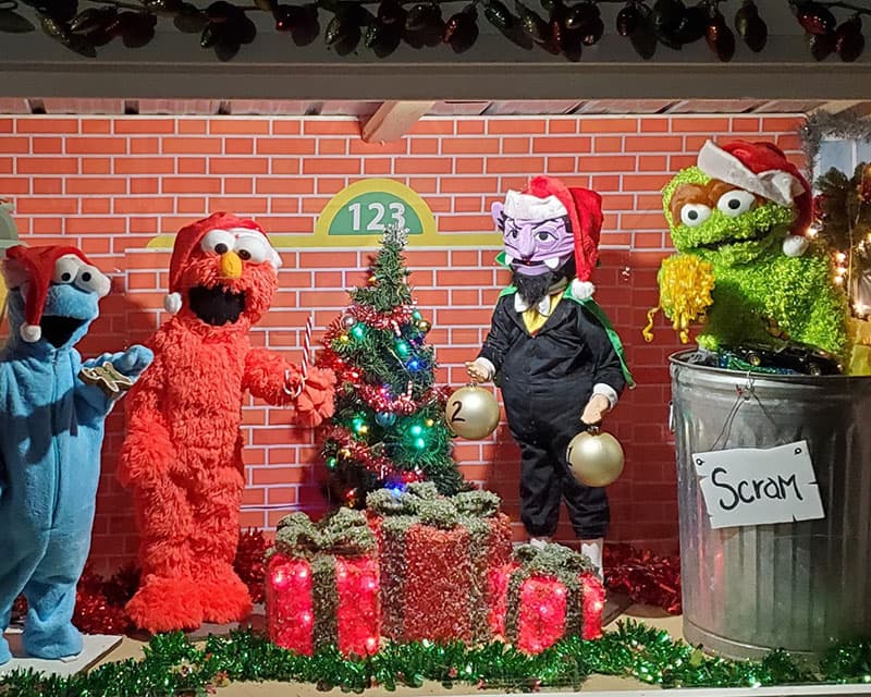 A Sesame Street scene at Berwick Christmas Boulevard in Columbia County.
