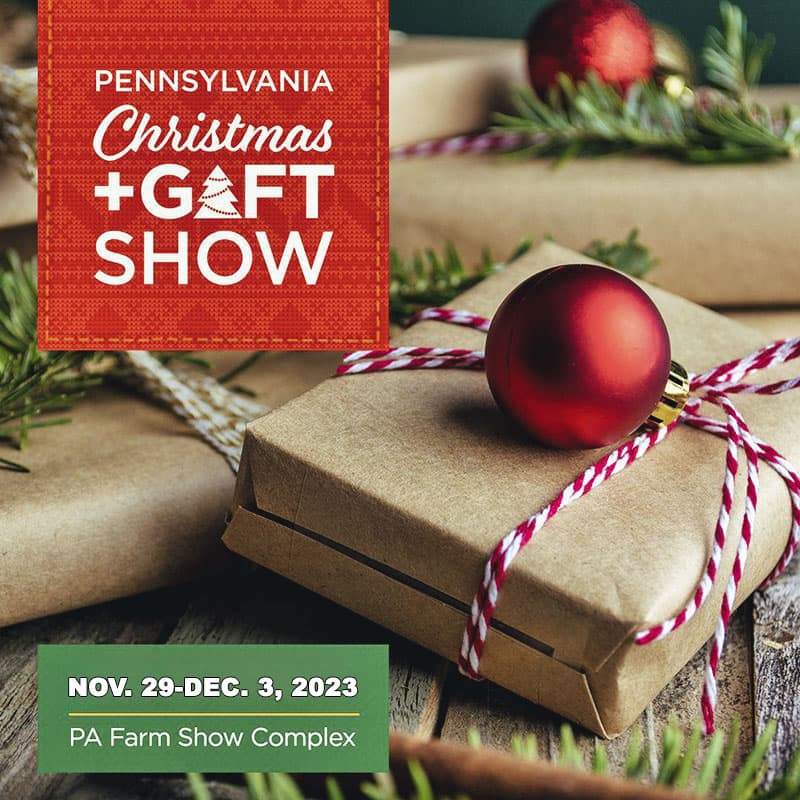 The Pennsylvania Christmas and Gift Show at the PA Farm Show Complex takes place from November 29th through December 3rd in 2023.