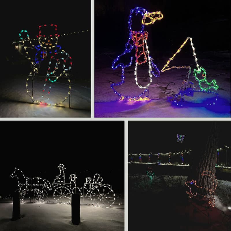 Presque Isle Lights is an evening drive-thru tour of Christmas lights at Presque Isle State Park in Erie.