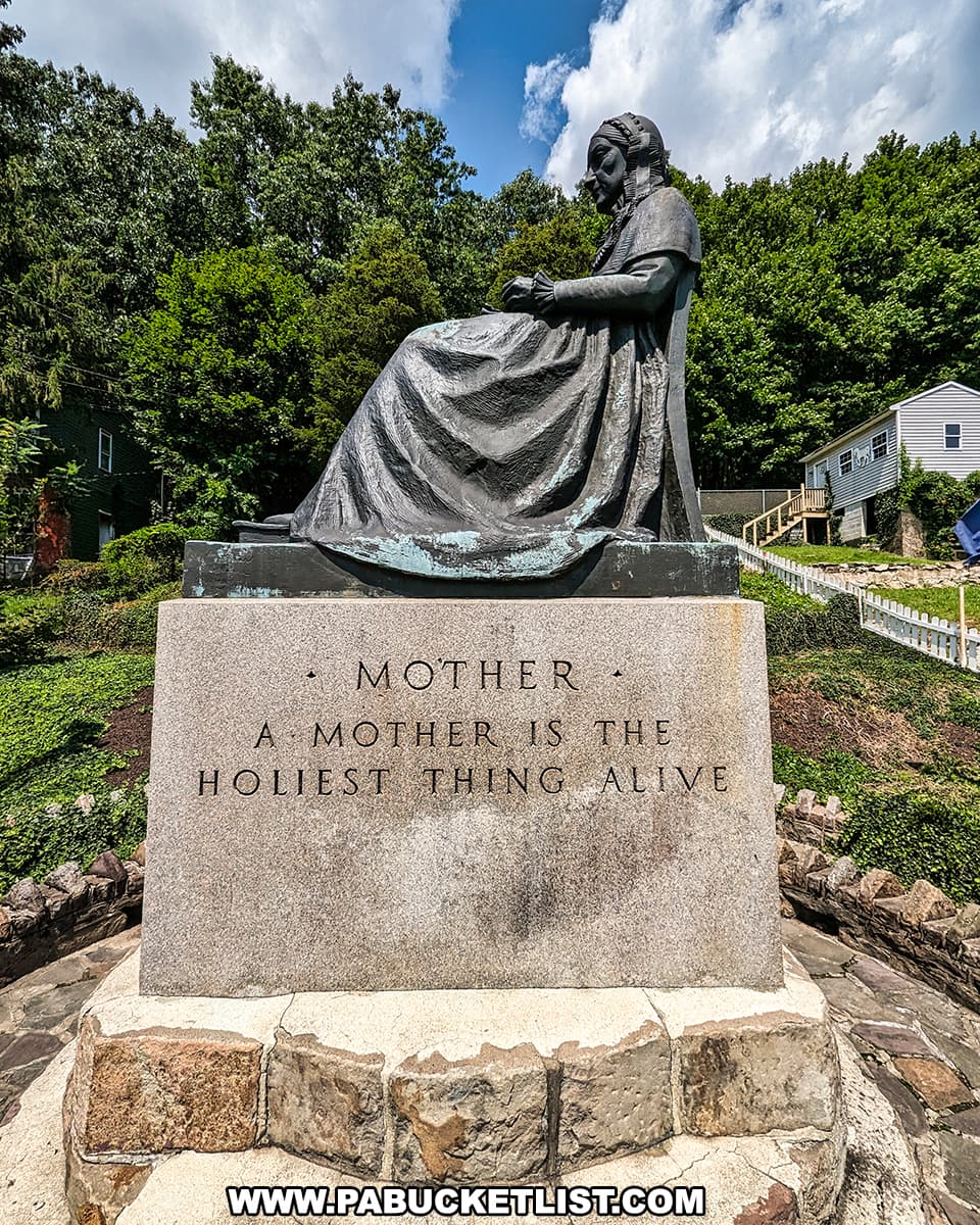 Exploring the Ashland Mothers Memorial in Schuylkill County PA Bucket List