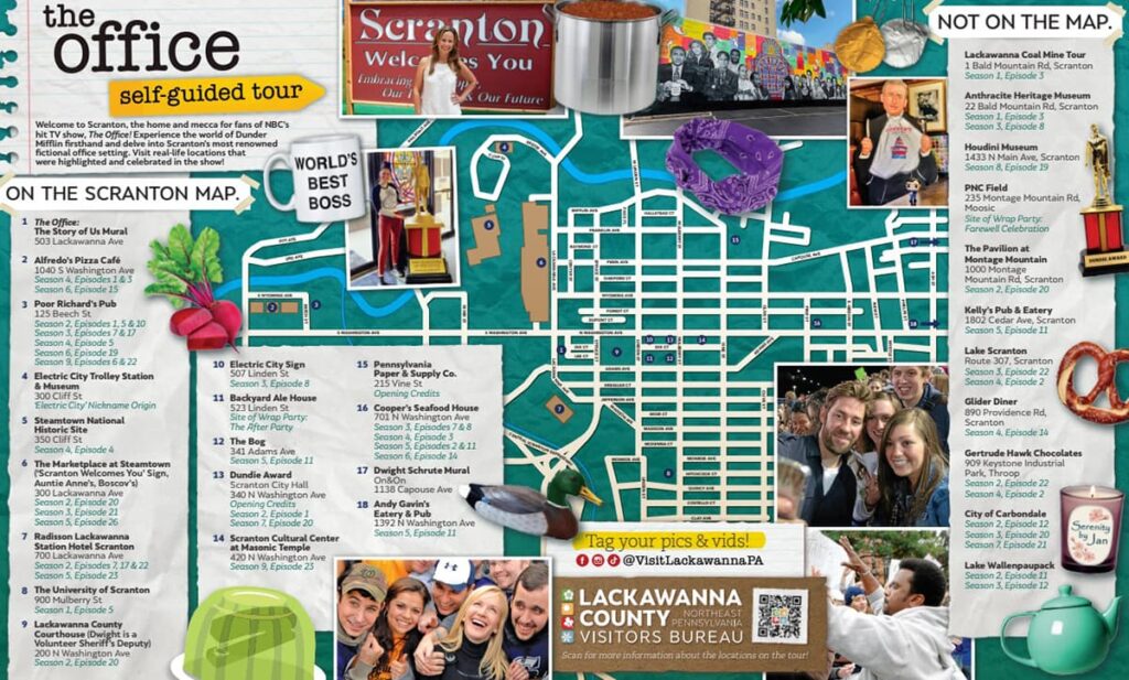Cover of the downtown Scranton "The Office" walking tour, put together by the local visitor's bureau.