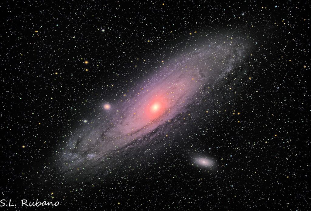 The Andromeda Galaxy, photographed by Steve Rubano.