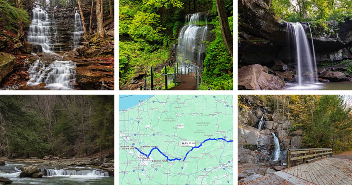 Buttermilk Falls Road Trip Across PA PA Bucket List