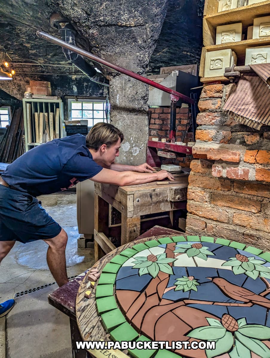 Exploring the Moravian Pottery and Tile Works in Bucks County PA