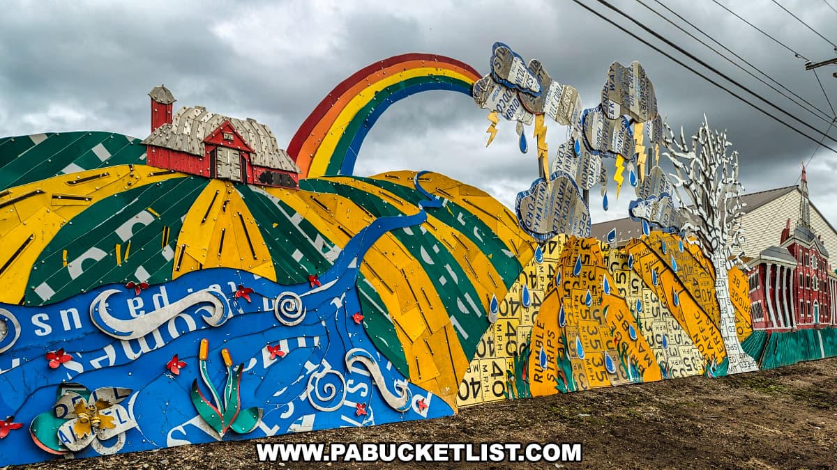 Exploring the PennDOT Road Sign Sculpture Garden in Meadville - PA