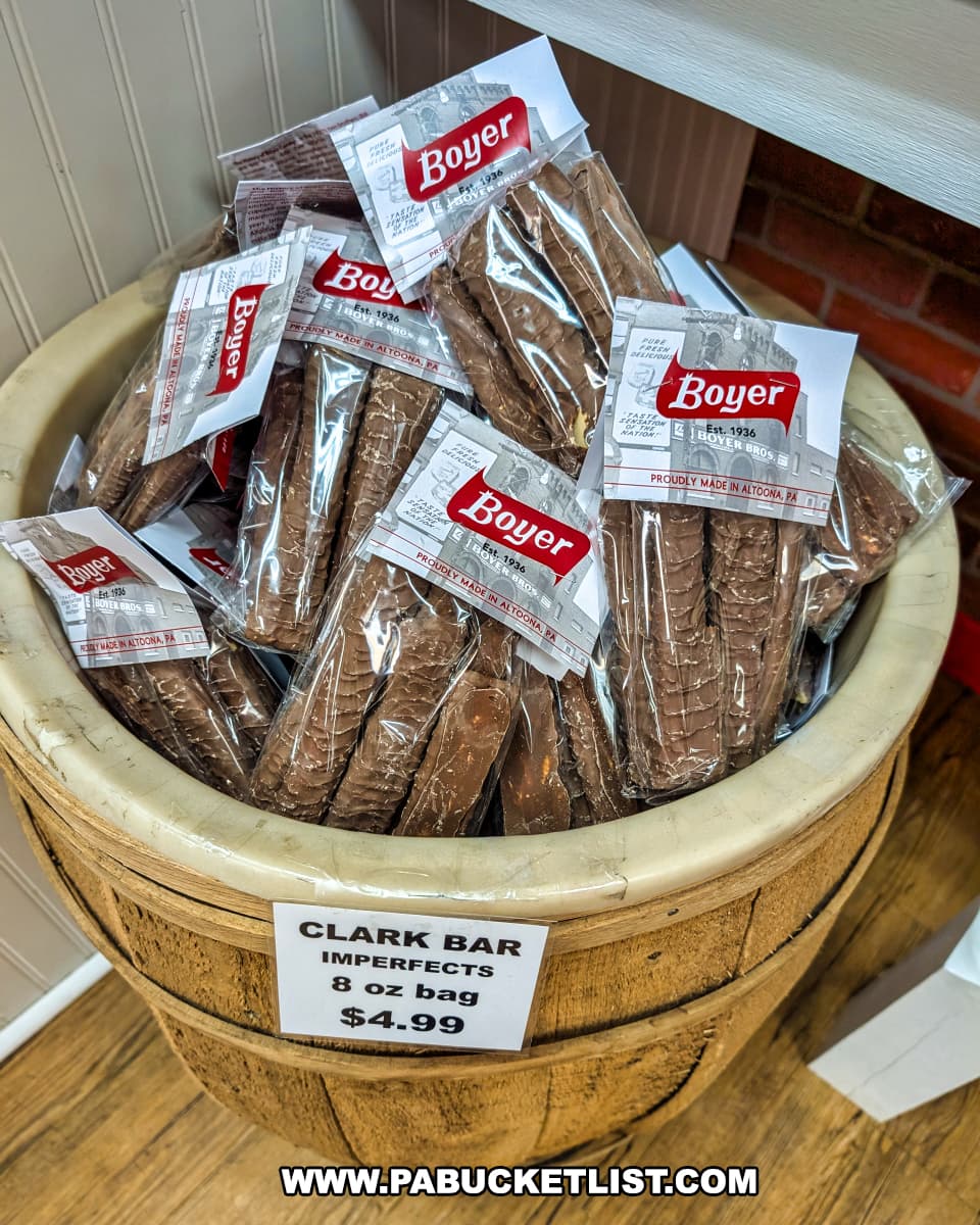 Visiting the Boyer Candy Factory Outlet in Blair County PA Bucket List