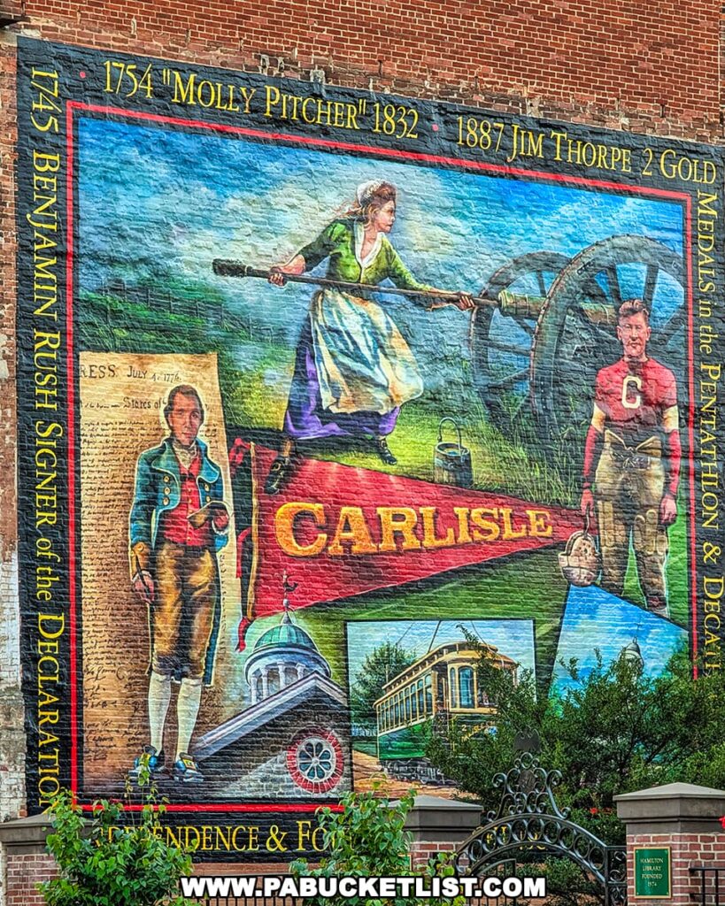 Carlisle mural in downtown Carlisle, PA.