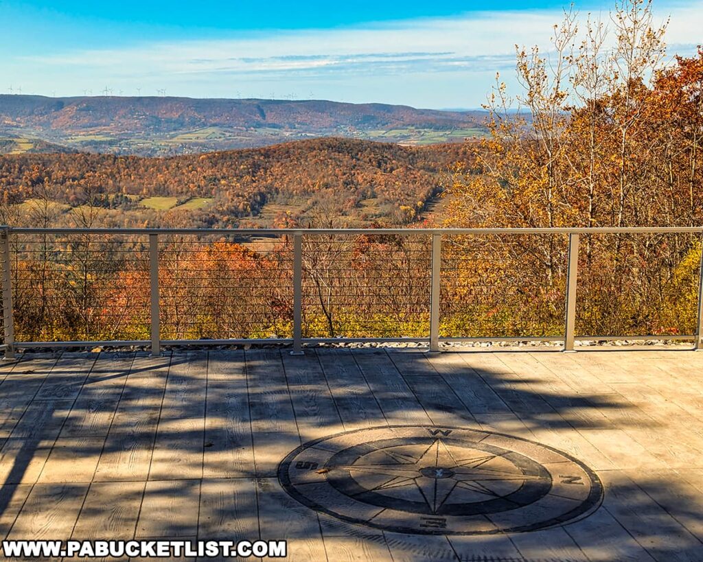 Fall foliage at Mount Pisgah County Park in Bradford County, PA.